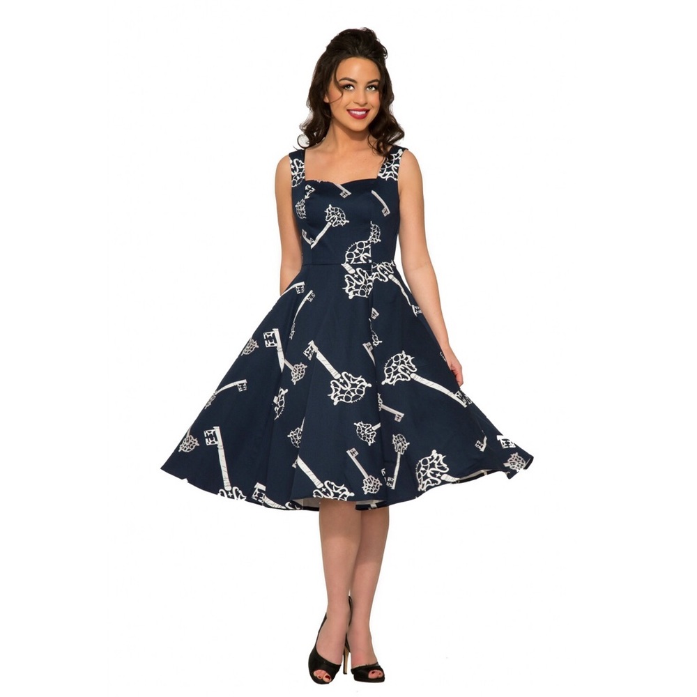 “Key to My Heart” A-Line Dress